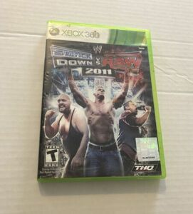 WWE SmackDown vs. Raw 2011 (Xbox 360, 2010) COMPLETE w Manual CIB See Pics 海外 即決