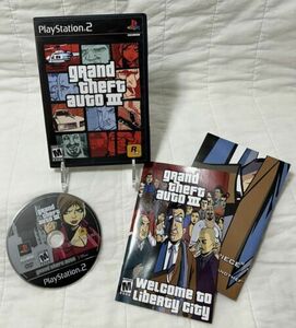 Grand Theft Auto III 3 PS2 PlayStation 2 + Map - Complete CIB 海外 即決