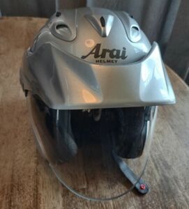 ARAI CT-Z Size M ALUMINA SILVER Motorcycle helmet Used 海外 即決