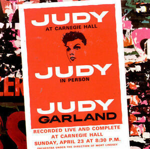 Judy at Carnegie Hall - CD By Judy Garland - DISC ONLY-NO CASE-FREE Shipping 海外 即決