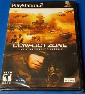 Conflict Zone PS2 Game Modern War Strategy Sony PlayStation 2 NEW Military RTS 海外 即決