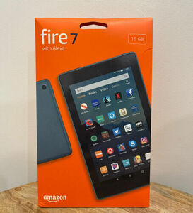 Amazon Fire 7 (9th Generation) 16GB, Wi-Fi, 7in - Twilight Blue (With Special... 海外 即決