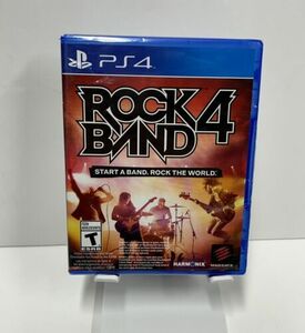 NEW - ROCK BAND 4 PLAYSTATION PS4 Game Only - Factory Sealed 海外 即決