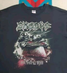 Vintage Exodus Shovel Headed Killing Machine Shirt Band Tour 2005-06 Y2K Tank XL 海外 即決