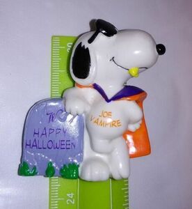 Halloween Peanuts Snoopy Joe Cool Figurine Happy Vampire Headstone read 海外 即決