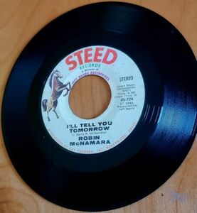 Robin McNamara 45 RPM Lay A Little Lovin On Me / I'll Tell You Tomorrow On Steed 海外 即決