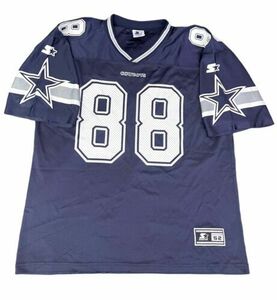 100% Authentic Michael Irvin Dallas Cowboys Starter Jersey Size 52 Men 海外 即決