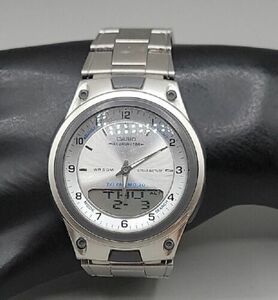 Vintage Casio AW80D-7AV Databank Watch Steel Band 海外 即決