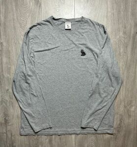 OVO Octobers Very Own Drake Longsleeve T Shirt Mens Size 2XL Grey Embroidered 海外 即決