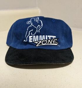 Vintage Emmitt Smith Zone Starter Snapback Hat Cap Dallas Cowboys NFL 1990s 海外 即決