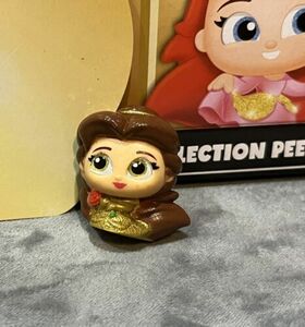 Disney Doorables Special Edition Fig Princess Glitter Gold Beauty Beast Belle 海外 即決