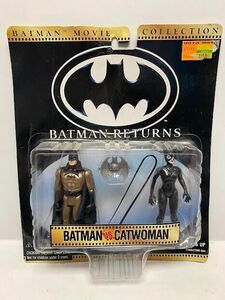 Batman Returns - Batman Vs. Catwoman Figures 1997 New 海外 即決