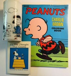 VTG Peanuts Lot Of US Feature Syndicate & Ambassador / Bday + Candle + Book 海外 即決