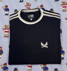 Vintage 90s Bad Boy T Shirt Embroidered Logo MMA UFC Mens Size Large Black USA 海外 即決