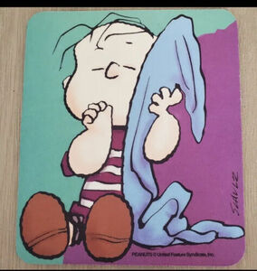 UNITED FEATURE SYNDICATE Charlie Brown Mouse Pad Place Mat Vintage 海外 即決