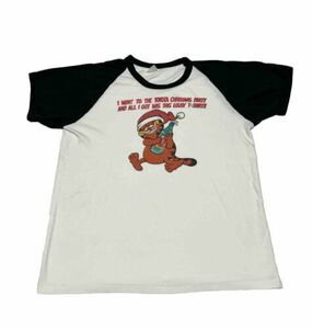 Vintage Garfield Shirt Mens M White 1970s Funny Parody Beer 海外 即決