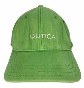 Nautica Fashion Ball Cap Flex Fit Size Large Lime Green Hat 海外 即決