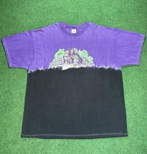 RARE Vintage 90s Grave Digger Reaper GRAIL Tie Dye Men’s XXL T Shirt 海外 即決