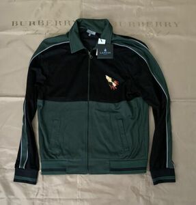 LANVIN Colorblocked Track Jacket In Green And Black $2100 Size L 海外 即決