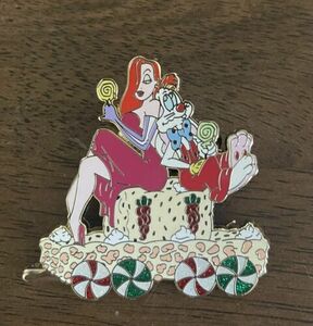 Rare LE 100 - Jessica & Roger Rabbit - Holiday Train Wold of Disney 海外 即決