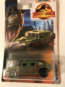 INGEN HUMVEE * SEALED NEW * 2022 MATCHBOX JURASSIC WORLD 海外 即決