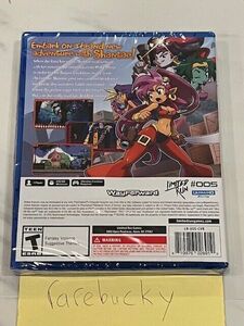 Shantae and the Pirate's Curse (PS5) NEW SEALED W/CARD, MINT, RARE US LRG! 海外 即決