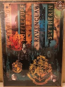 Hogwarts Houses Poster Print, Harry Potter Geek Gear Wizardry Neville Longbottom 海外 即決