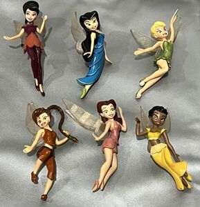 Disney Tinkerbell Friends Figurines Pixie Hollow Lot Of 6 Fairies 海外 即決
