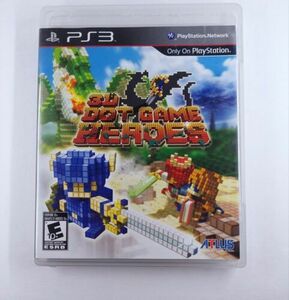 3D Dot Game Heroes Ps3 CIB Complete Atlus Sony PlayStation 3 海外 即決