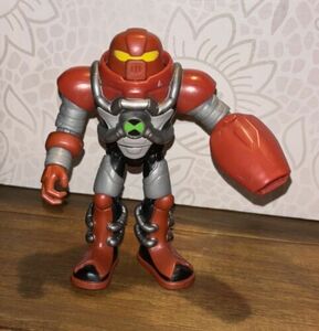 Playmates Toys Cartoon Network 2019 Ben 10 Omni Kix Armor HEATBLAST 4.5" Figure 海外 即決