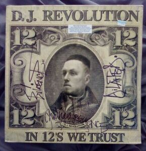 Dj レボリューション In 12s We Trust 3xLP バイナル record AUTOGRAPHED includes inserts 海外 即決