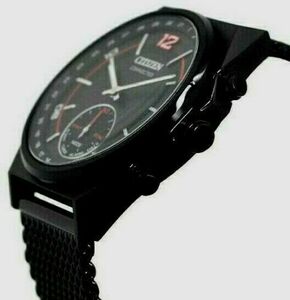 New Citizen Connected Bluetooth CX0005-78E Black Mesh Stainless Steel Mens Watch 海外 即決