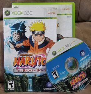 Naruto: The Broken Bond (Microsoft Xbox 360, 2008) Auhentic OEM Complete CIB 海外 即決