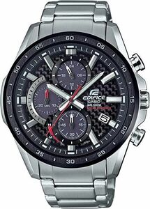 Casio Edifice EQS900DB-1A Chronograph Solar Power Stainless Steel Men's Watch 海外 即決