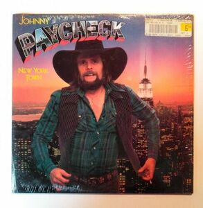 1980 Johnny Paycheck "New York / Town" 12" バイナル 33 Rare Classic Epic Records 海外 即決