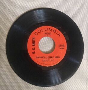 O.C. Smith "Daddy's Little Man / If I Leave You Now" - 45 RPM 7" Columbia 海外 即決