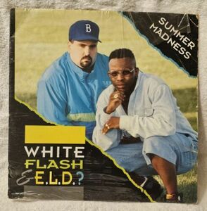 WHITE FLASH/ELD"サム〜調和 /MER MADNESS" 12" SINGLE PARTIALLY SEALED 海外 即決