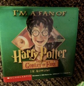 Harry Potter Pin Goblet of Fire Im a Fan of Scholastic 2000 2x2 inch 海外 即決