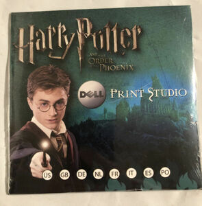 Harry Potter Order of the Phoenix Dell Print Studio CD ROM Factory Sealed. Merch 海外 即決