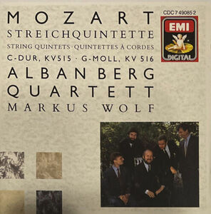 Mozart Streichquintette String Quintets Quintettes A Cordes C-Dur,KV515 G-MOLLCD 海外 即決