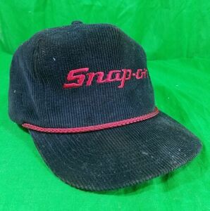 VTG Snap-On Tools Hat USA Made K-Products Corduroy Snapback Cap 海外 即決