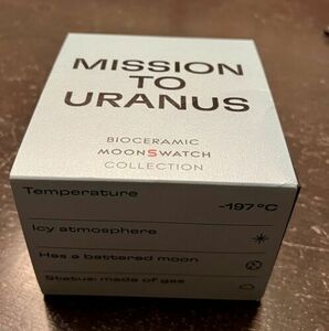 Swatch x Omega Bioceramic Moonswatch Mission To Uranus SO33L100 Blue Men Watch 海外 即決