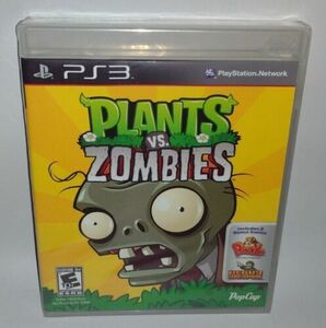 Plants vs Zombies Sony PlayStation 3 PS3 2011 PopCap Games Brand New NIP 海外 即決