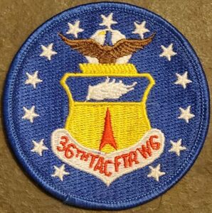 USAF 36th Tactical Fighter Wing Patch: ANDERSON AFB, GUAM: SUBDUED VTG ORIGINAL 海外 即決