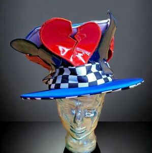 Alice in Wonderland Mad Hatter Tea Party Top Hat Disney Parks Costume Retired 海外 即決