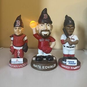 Red Sox Player Gnomes- Nathan Eovaldi, Xander Bogaerts & Christian Vazquez 海外 即決