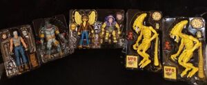 NECA PIZZA ALIEN ACE DUCK MUTAGEN MAN CASEY JONES ARMAGGON LOOT CRATE SET LOT 海外 即決