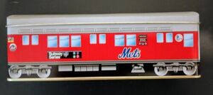 2000 NY Mets Subway Series 9" WS Tin Bus with 31 Mets Player Coins In EX Cond. 海外 即決
