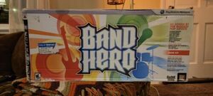 PS3 Band Hero Bundle Video Game - Playstation 3 - Drums Guitar Mic 海外 即決