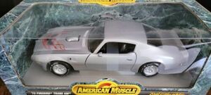 Ertl 7946 Pontiac 1973 Firebird Trans Am - Silver 1/18 Die-cast 海外 即決